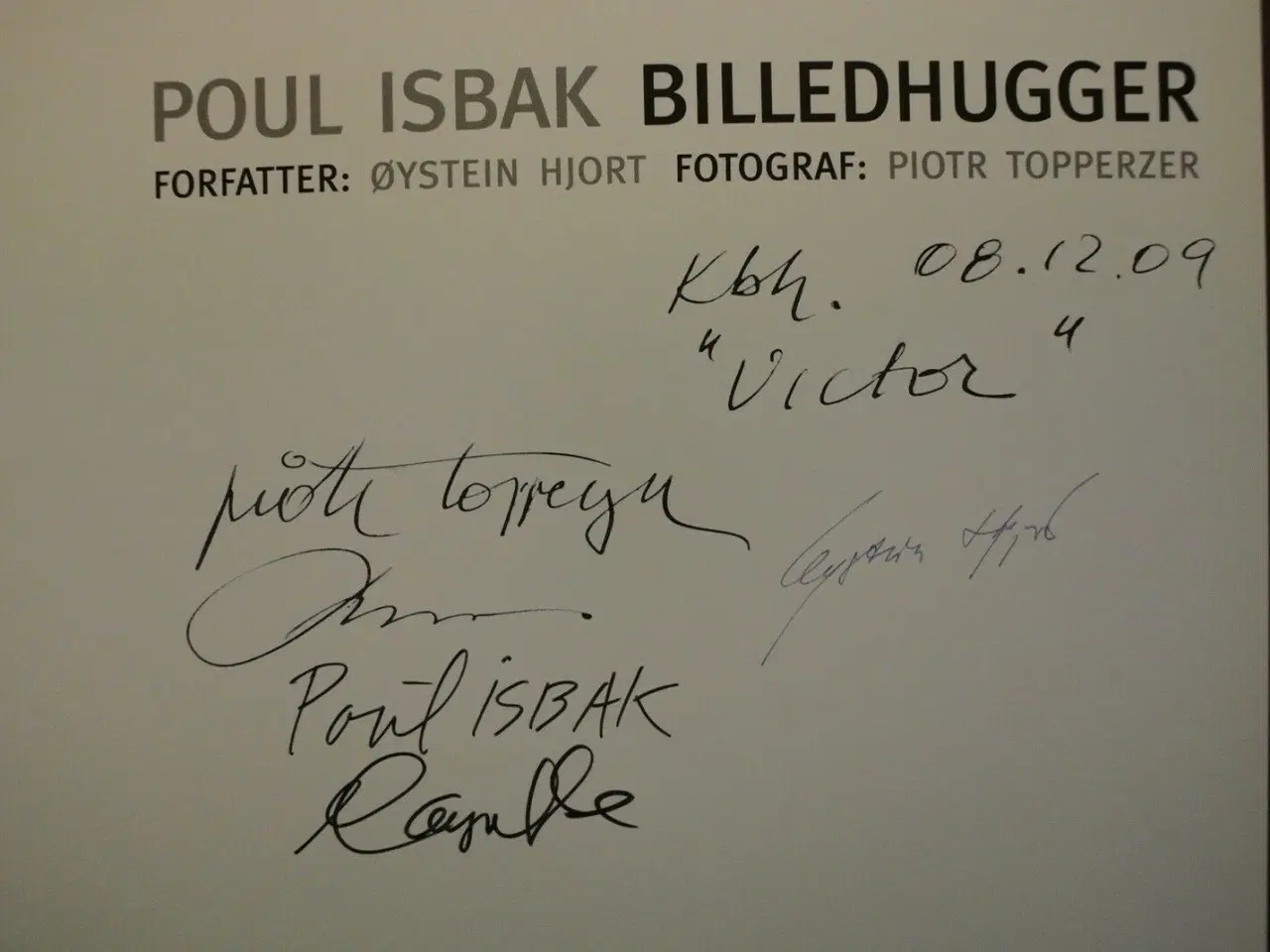 Billede 2 - poul isbak billedhugger signeret af poul isbak mfl