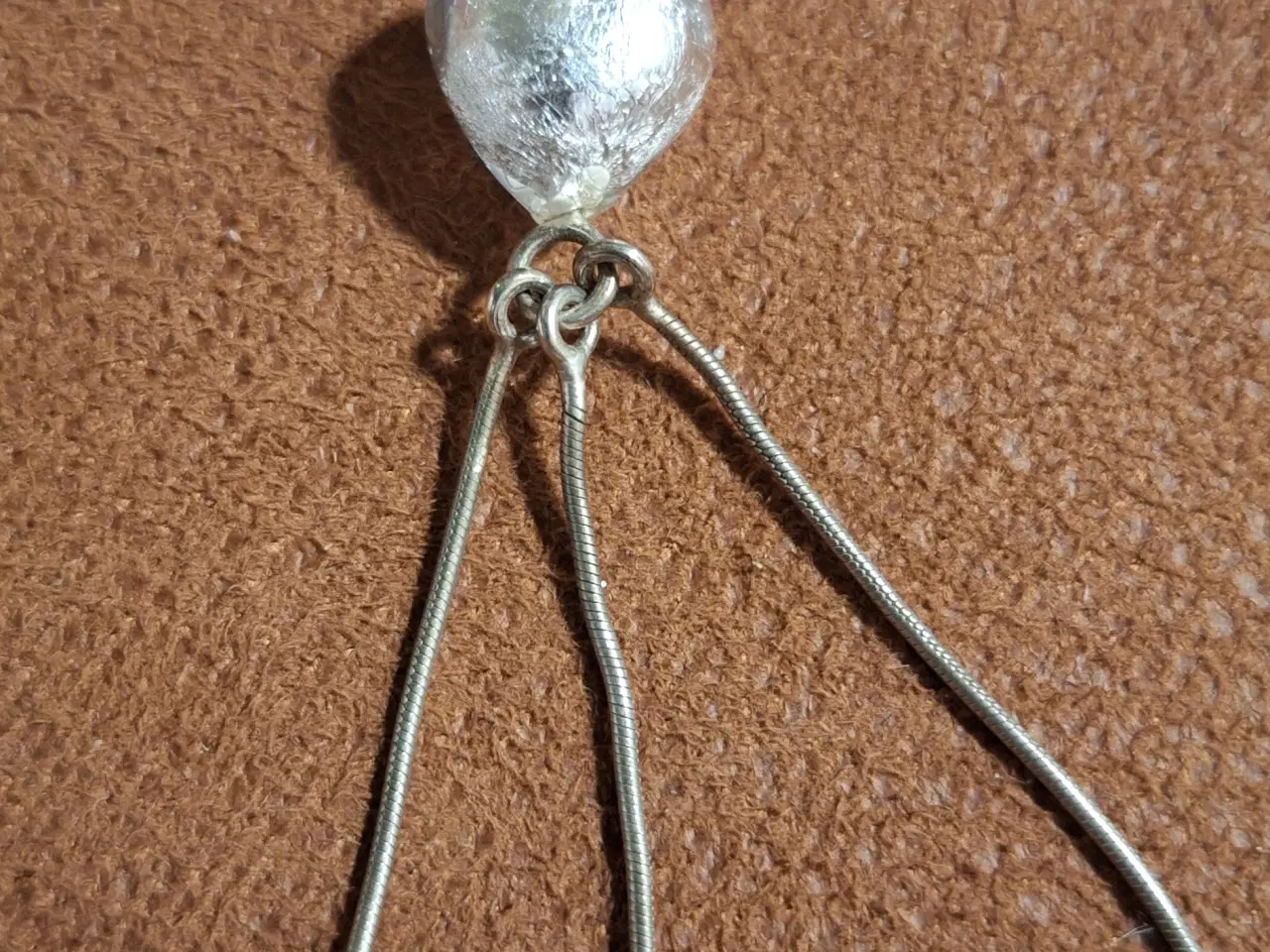 Billede 3 - Sølv halskæde med vedhæng 