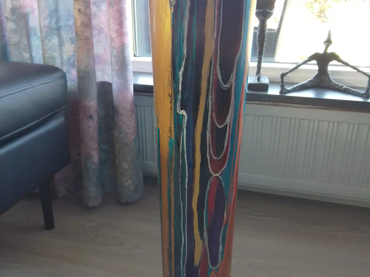 Billede 3 - Dekorerede glasvaser fra eget atelier