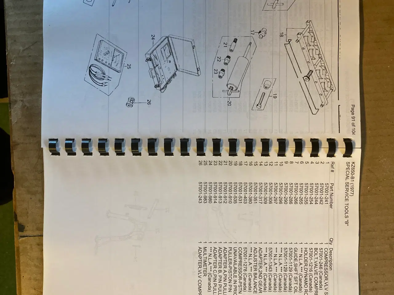 Billede 4 - Kawasaki kz-650 b1 1977 manual