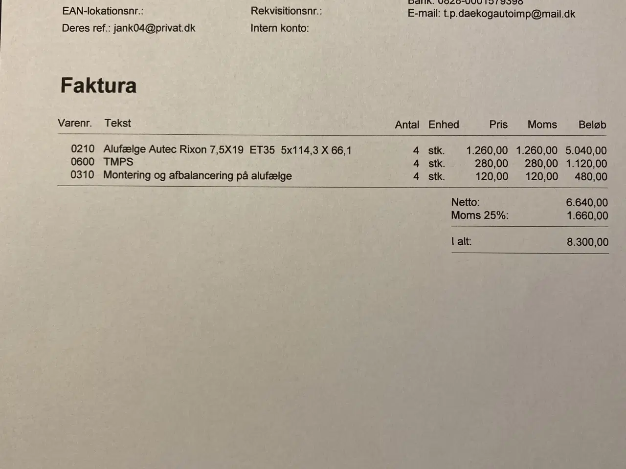 Billede 6 - Nissan Ariya/peugeot E3008 vinterdæk komplet
