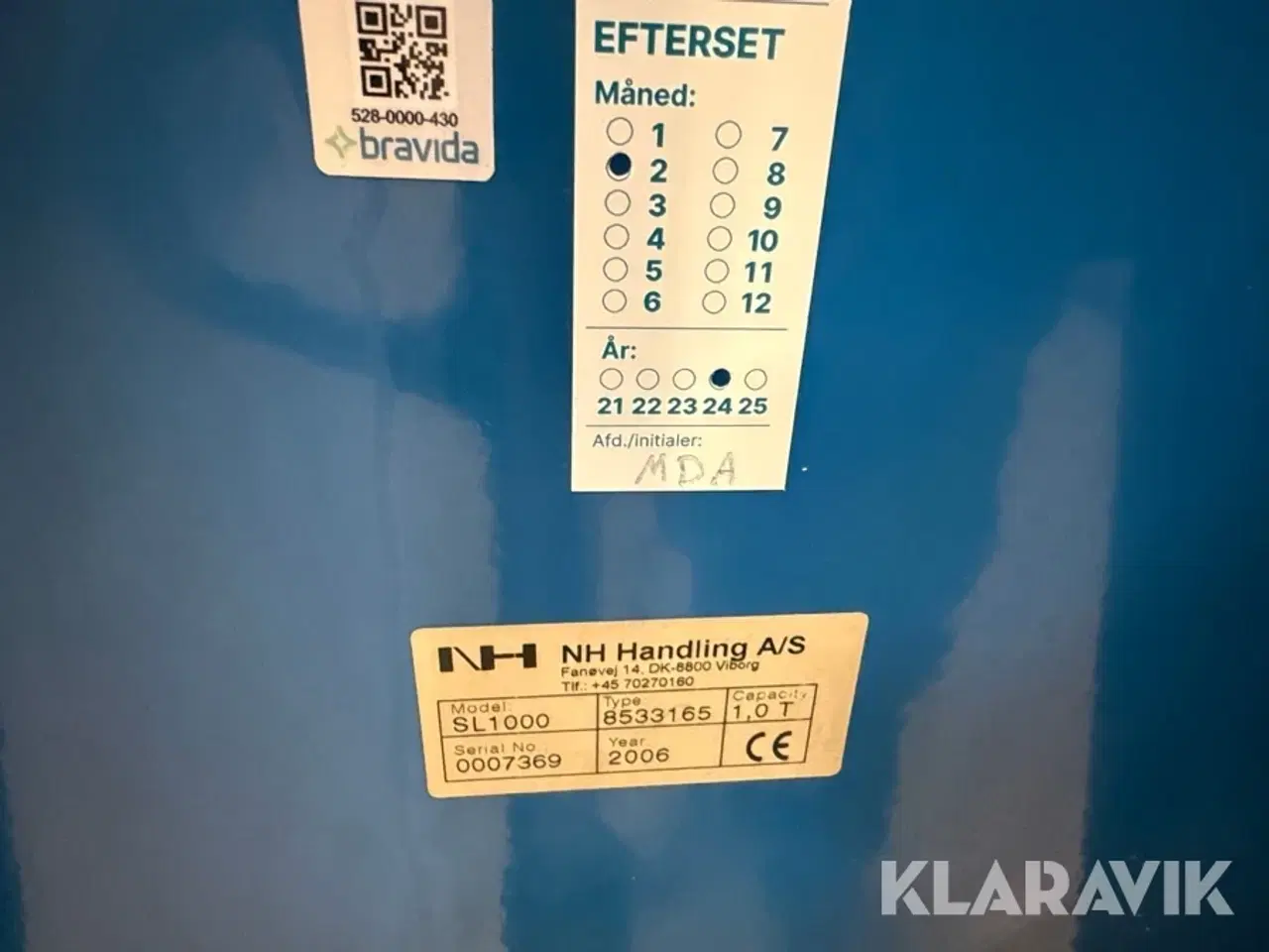 Billede 6 - Palleløfter NH Handling SL1000 - 1000kg