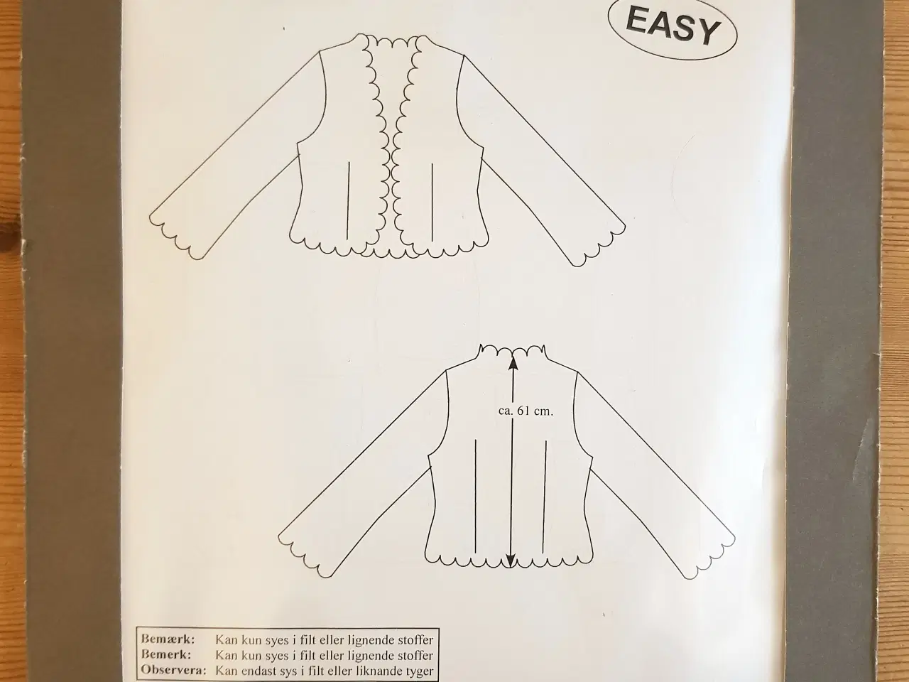 Billede 2 - Originale sy-mønstre til tøj og kurve
