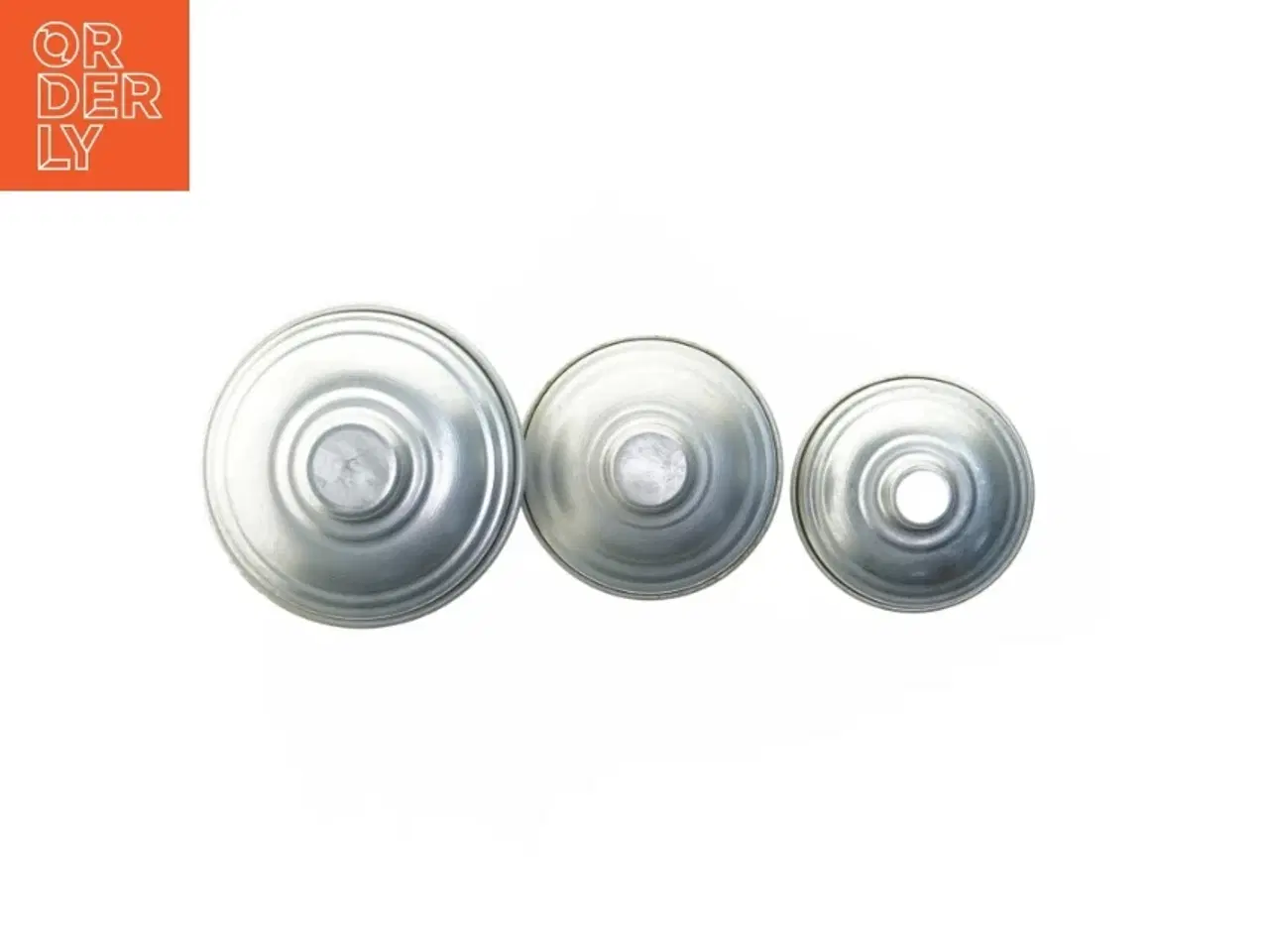 Billede 2 - Sæt af vintage metal opbevaringsdåser (str. 20 og 17 og 16 cm)