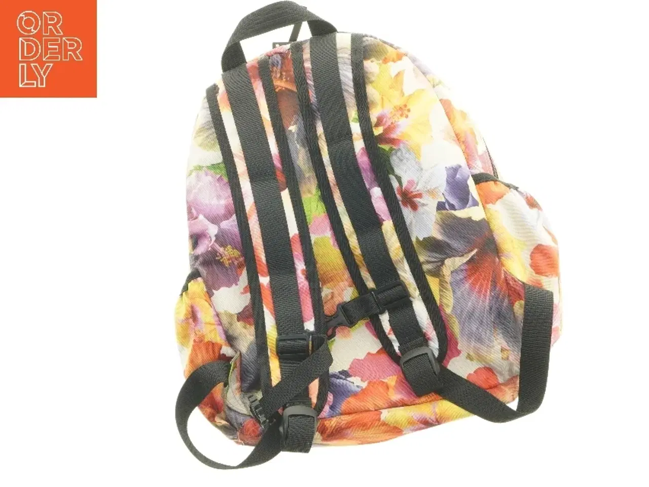 Billede 6 - Blomstret rygsæk (str. 32 x 36 cm)
