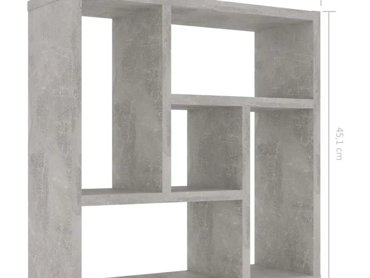 Billede 6 - Væghylde 45,1x16x45,1 cm konstrueret træ betongrå