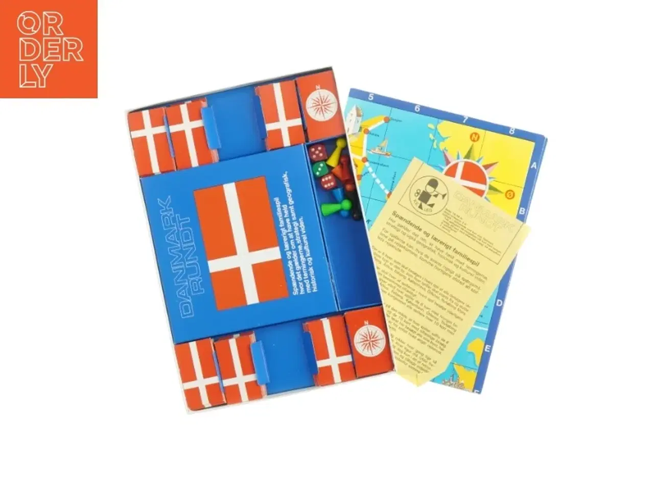 Billede 2 - Danmark Rundt brætspil (str. 33 x, 22,5 cm)