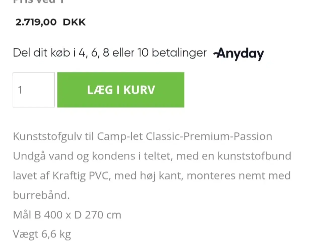 Billede 5 - Kraftigt gulv til Camp Let