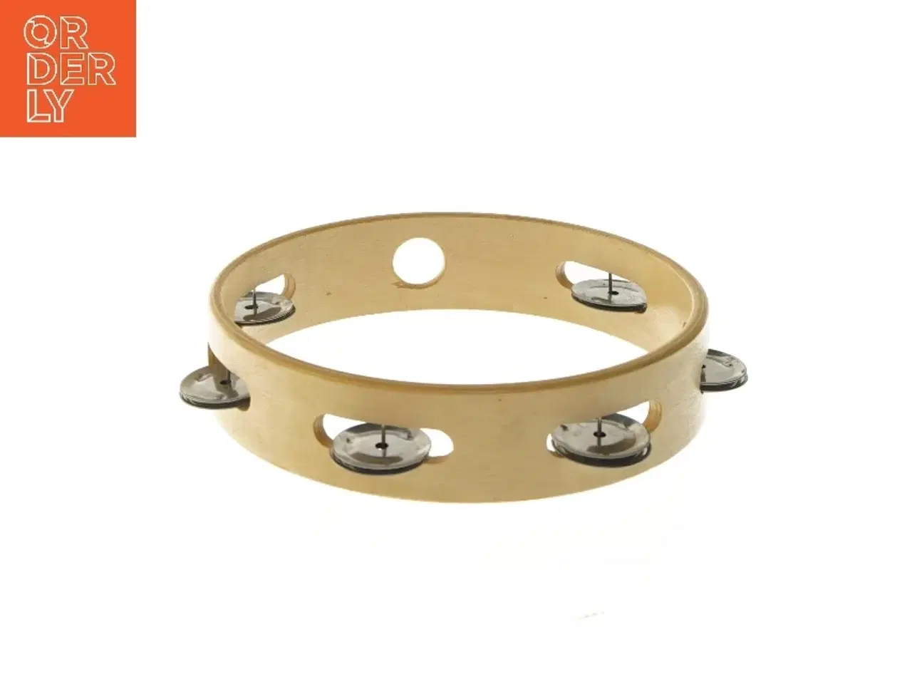 Billede 1 - Tamburin med træramme (str. Ø 20 cm)