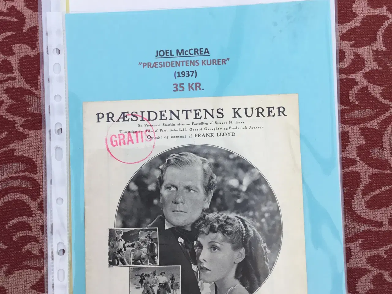 Billede 3 - FILMPR. JOEL McCREA - se pris