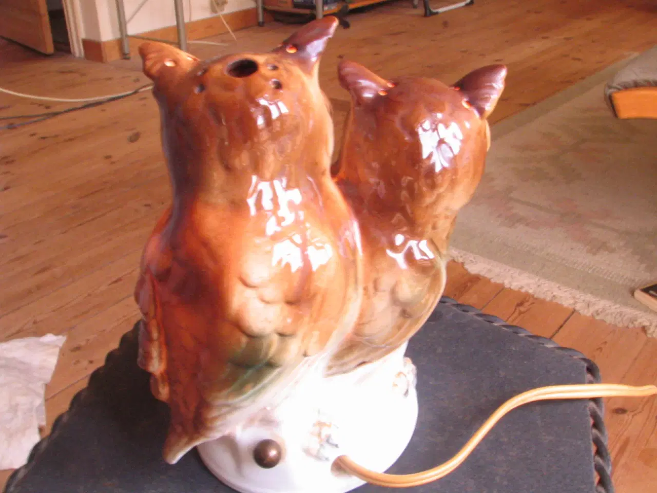 Billede 4 - Ozonlampe Uglepar. Ca.60-70 år gammel