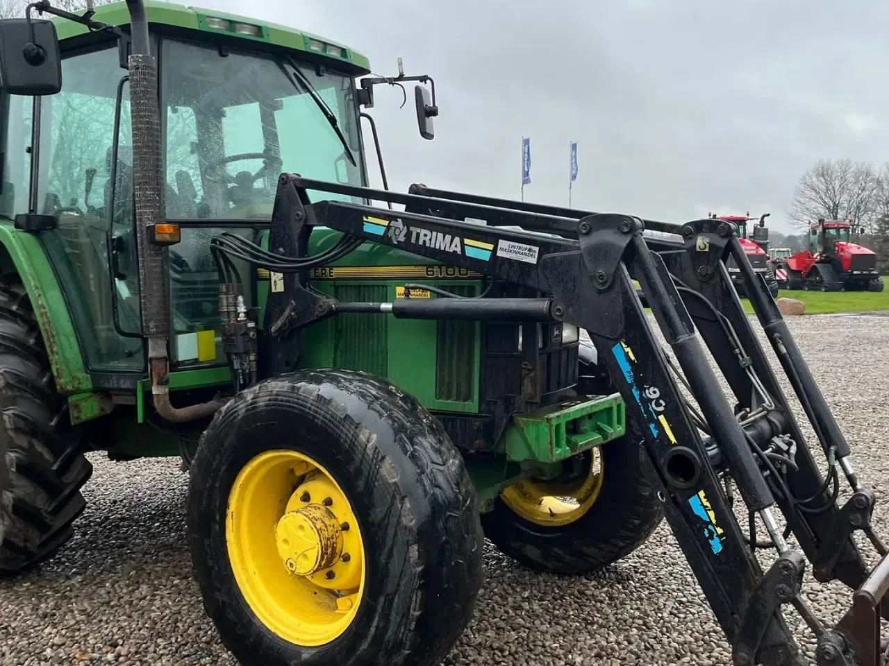 Billede 11 - John Deere 6100 Med frontlæsser