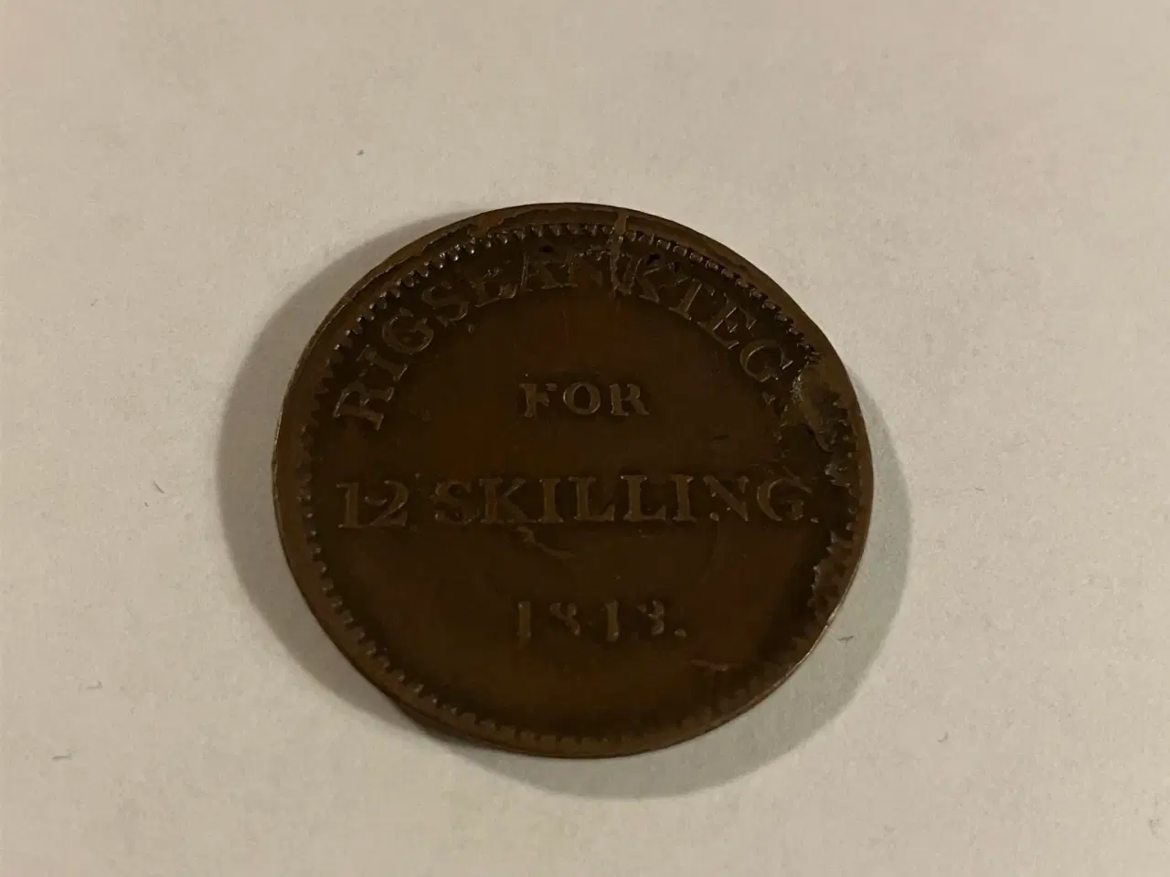 Billede 1 - 12 rigsbankskilling 1813