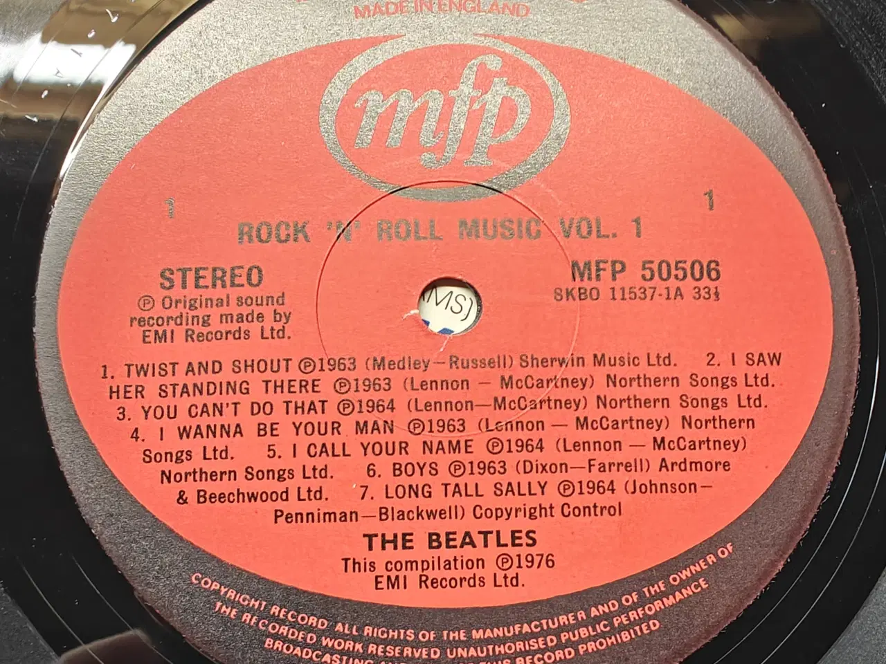Billede 2 - LP med Beatles, Rock 'N' Roll Music 