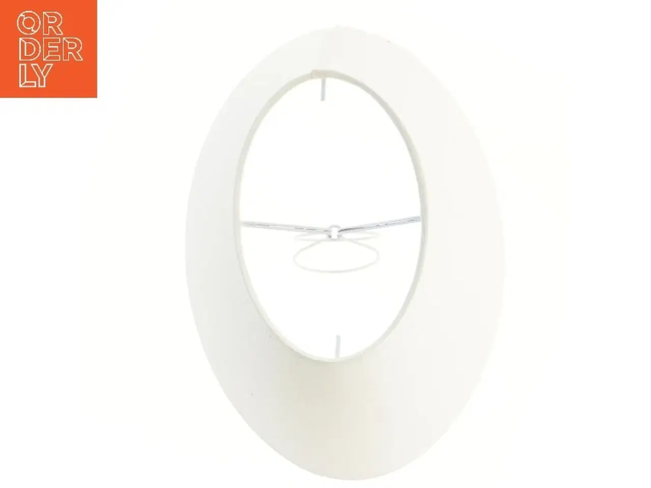 Billede 2 - Lampeskærm i hvid (str. 19x27,5x16 cm)