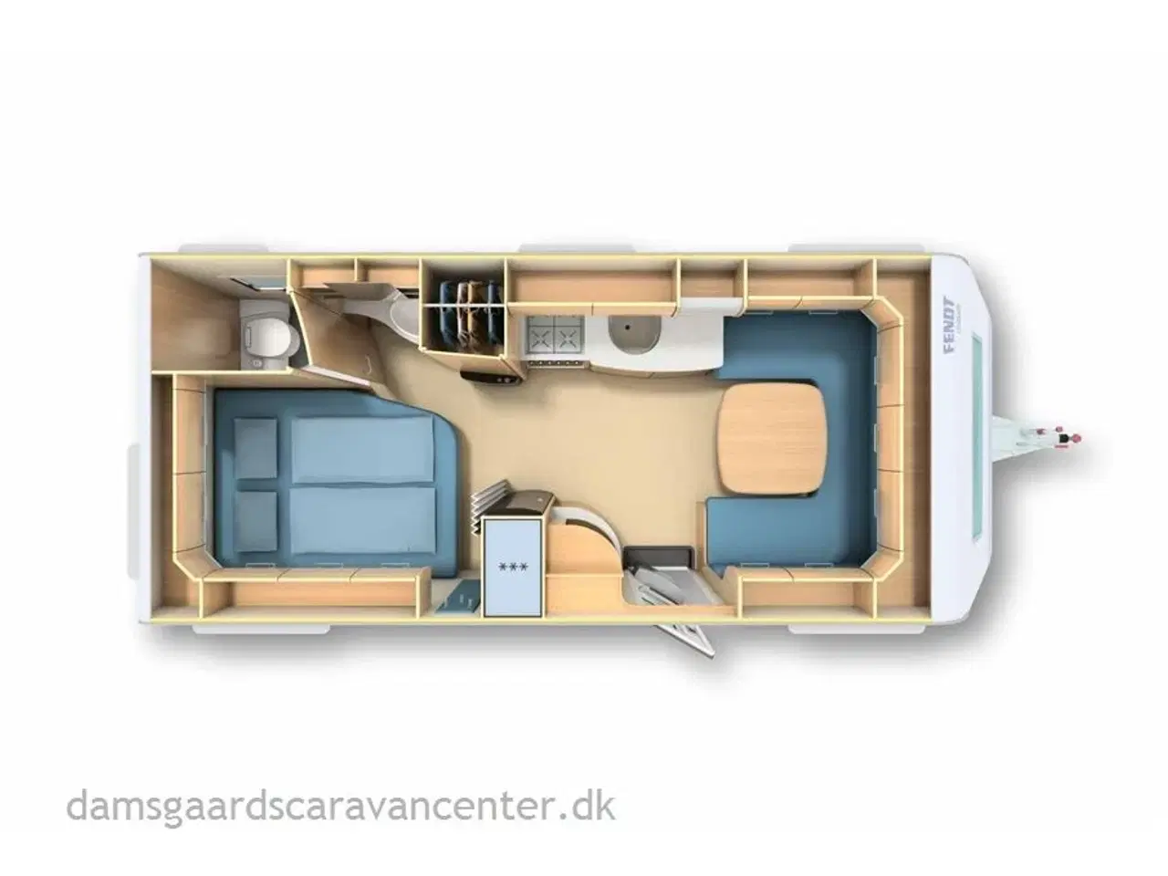 Billede 6 - 2017 - Fendt Saphir 560 SF Fransk seng-Gulvtemp.-Mover-Telt