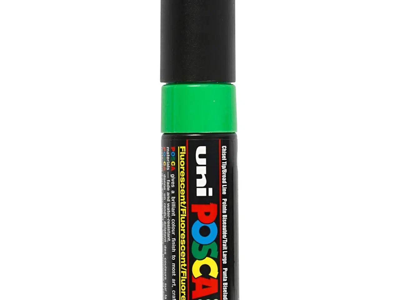 Billede 1 - Posca Tusch PC-8K, 8 mm, fluorescerende grøn