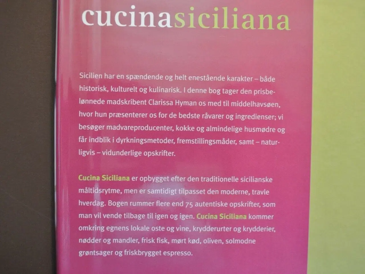 Billede 3 - cucina siciliana - autentiske opskrifter, af clari
