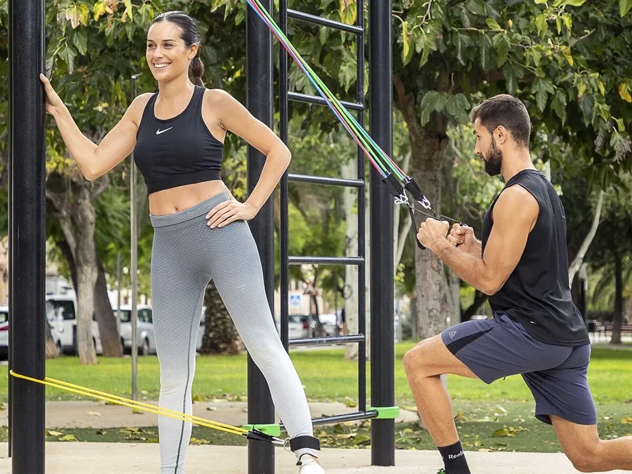 Billede 30 - Træningspakke - modstandsbånd (5 stk.) + vibrerende platform med tilbehør