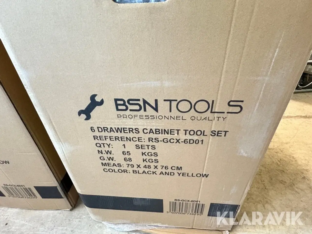 Billede 11 - Værktøjsskab BSN Tools 164 styks værktøj