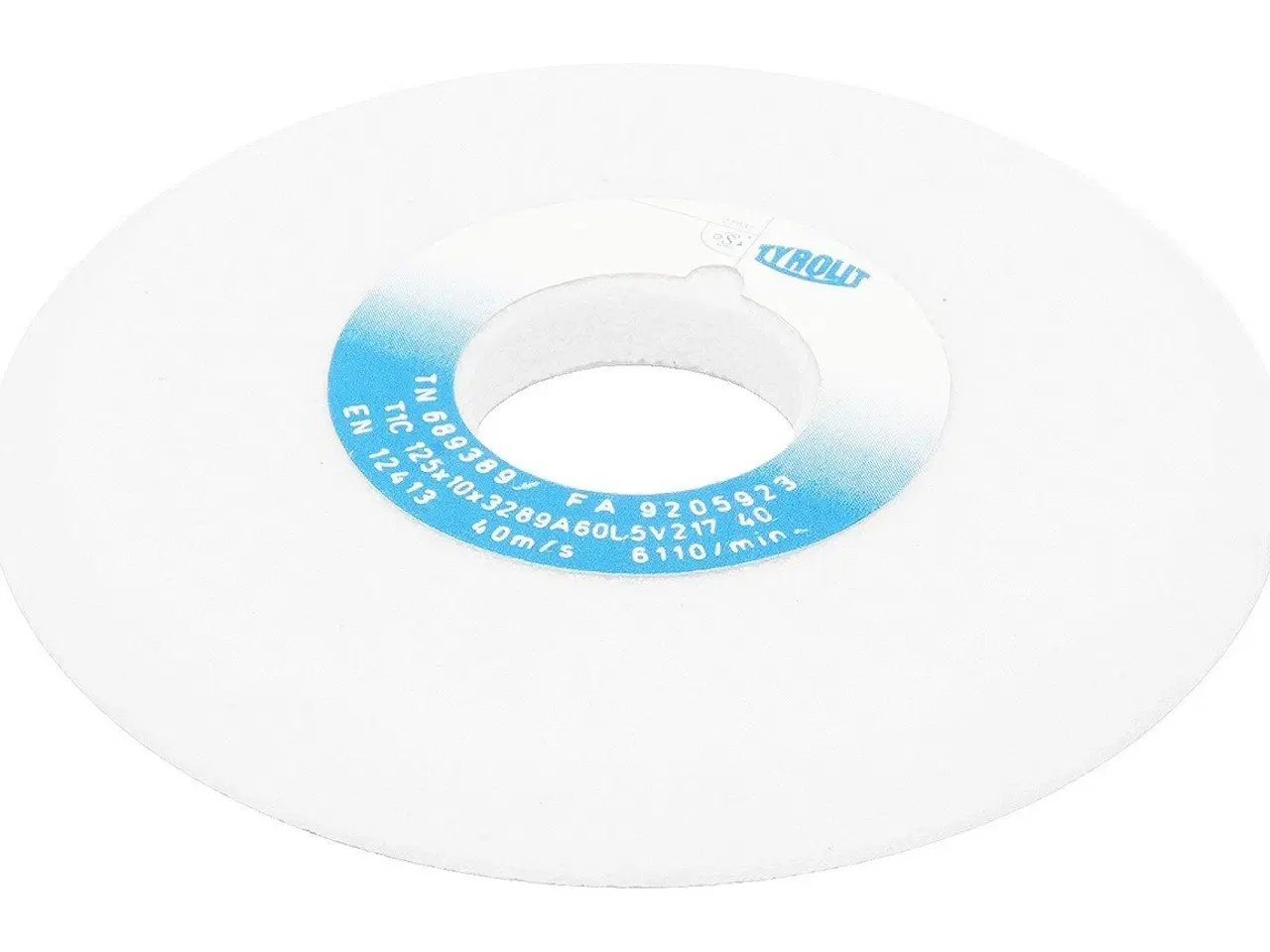 Billede 1 - Korund  slibesten 125mm x 13/10 x ø6 mm hul SBS 700/SBS1000