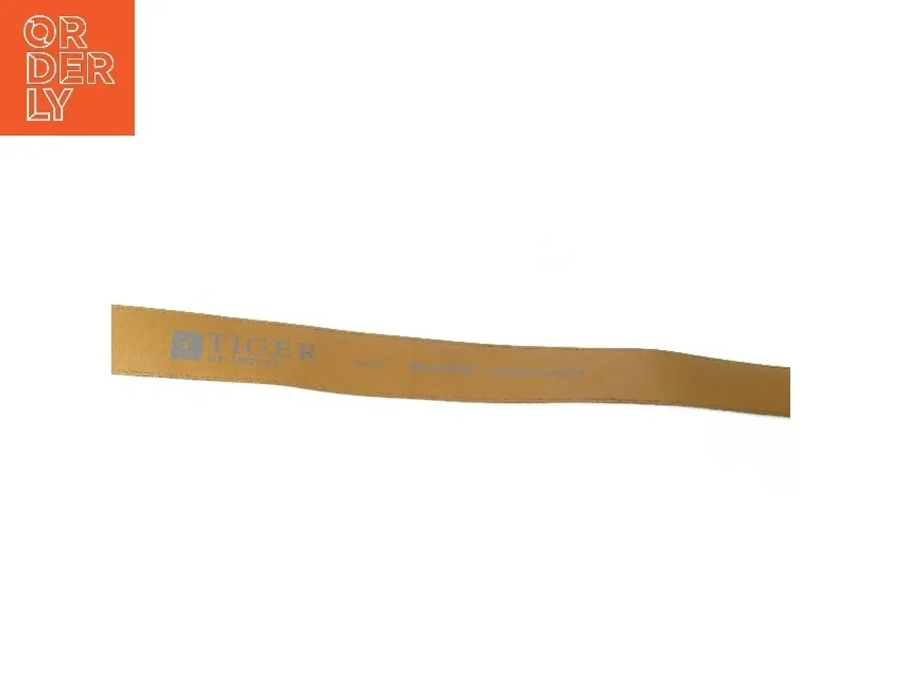 Billede 3 - Læderbælte med metallås fra Tiger Of Sweden (str. 85 cm)