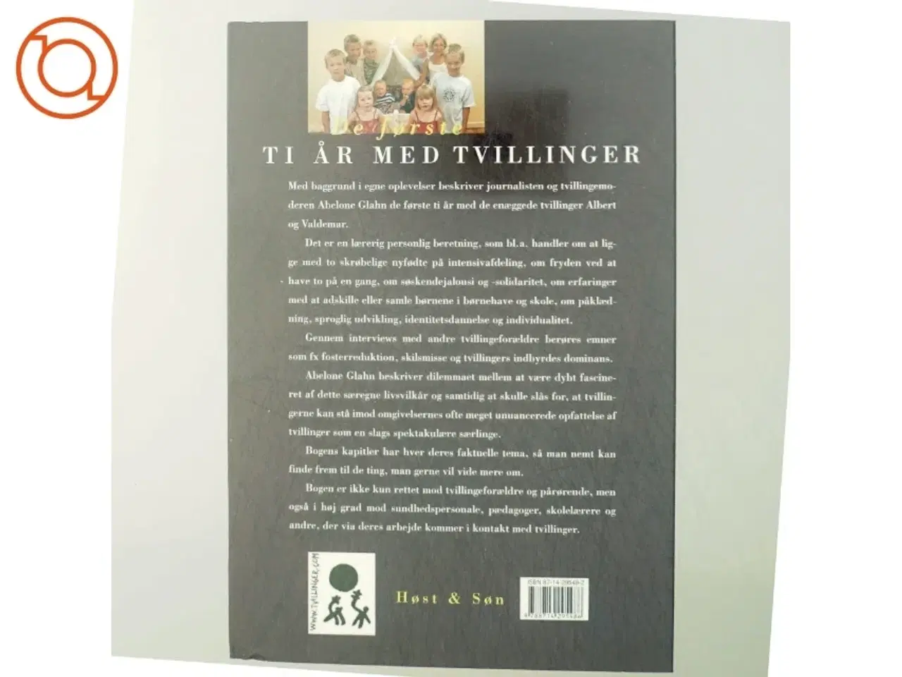 Billede 3 - De første ti år med tvillinger af Abelone Glahn (Bog)