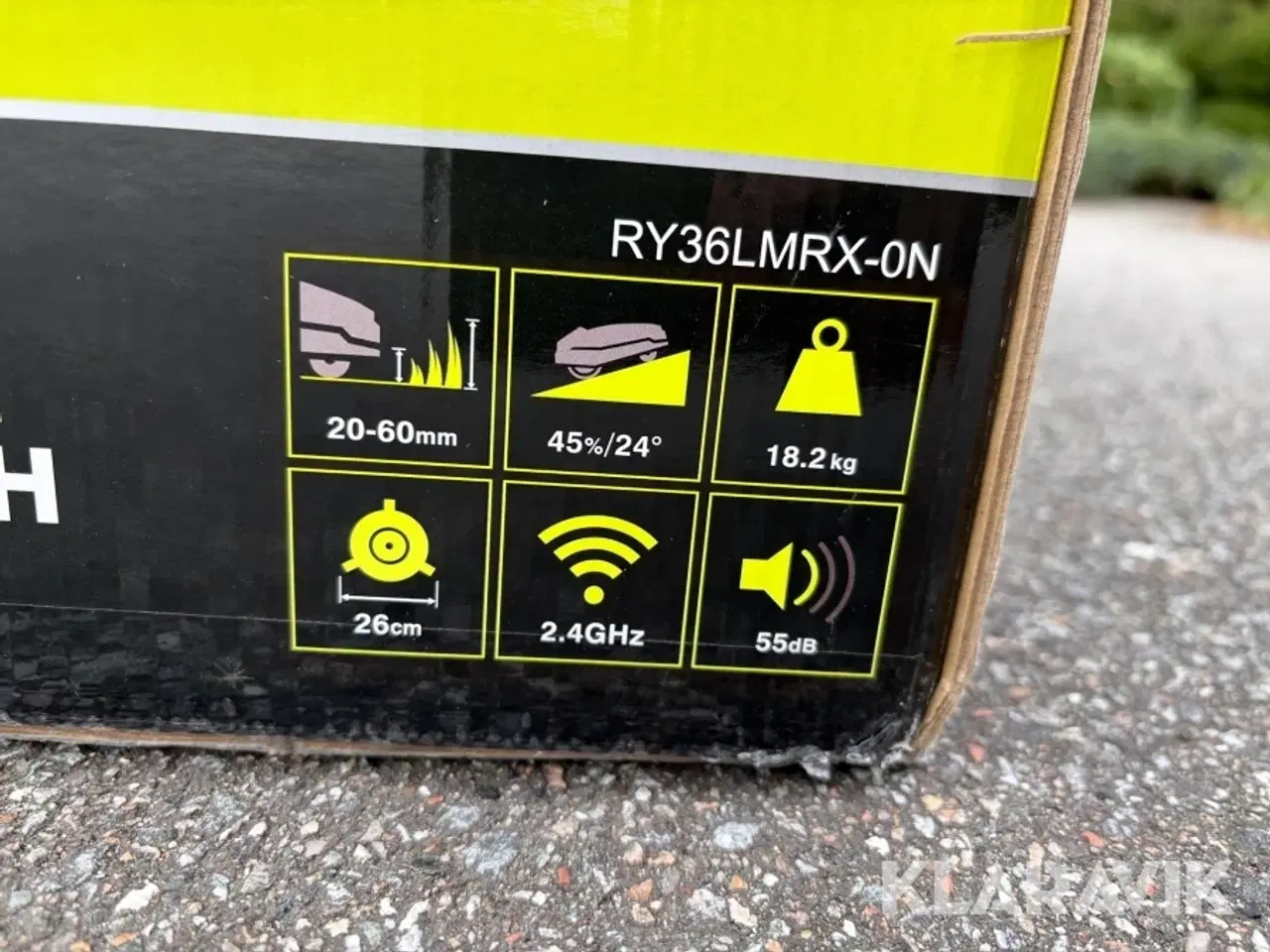 Billede 8 - Græsslåmaskine Ryobi Roboyagi RY36LMRX 1 styk