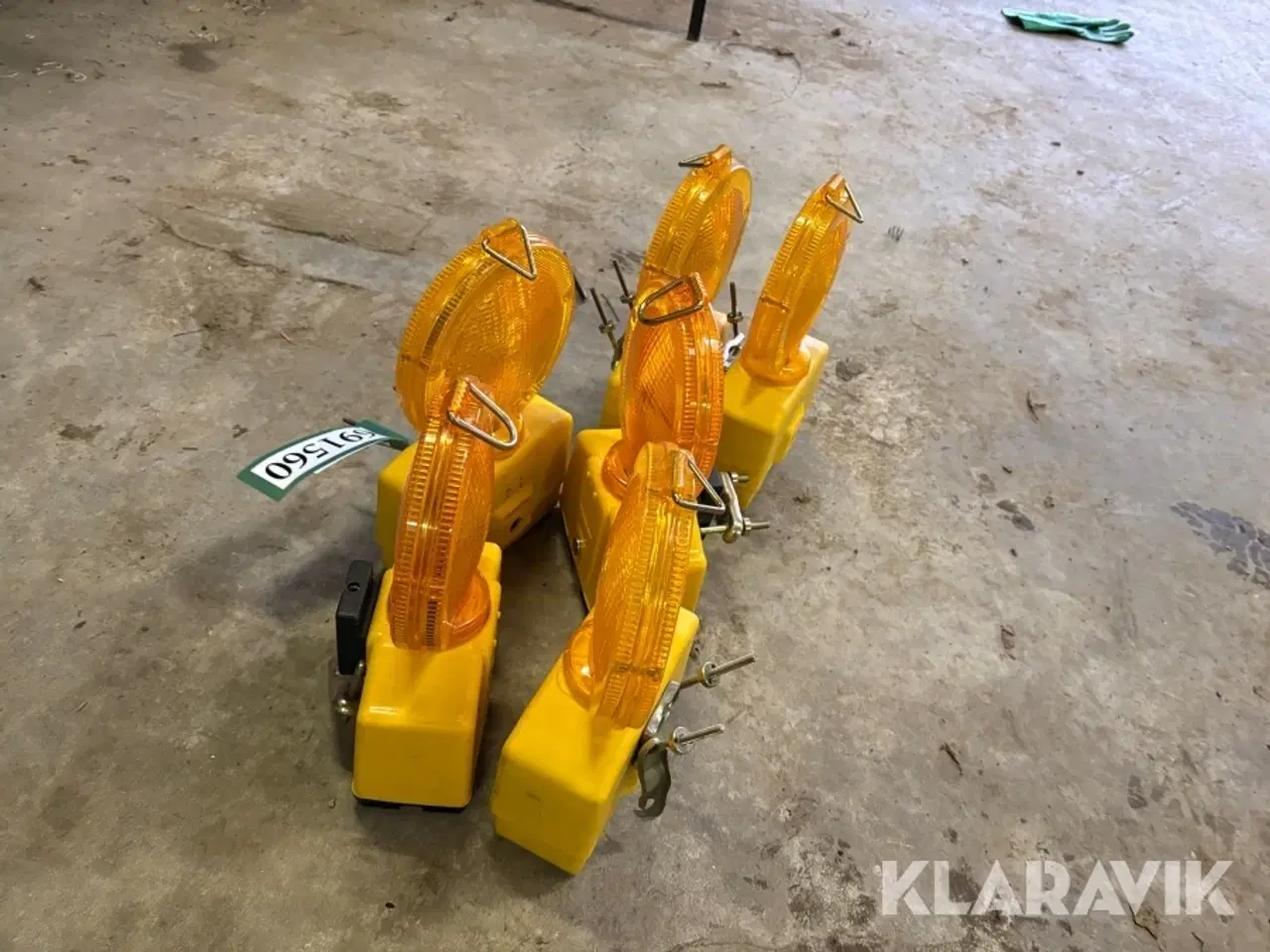 Billede 2 - Advarselsblink med batterier 12 styk