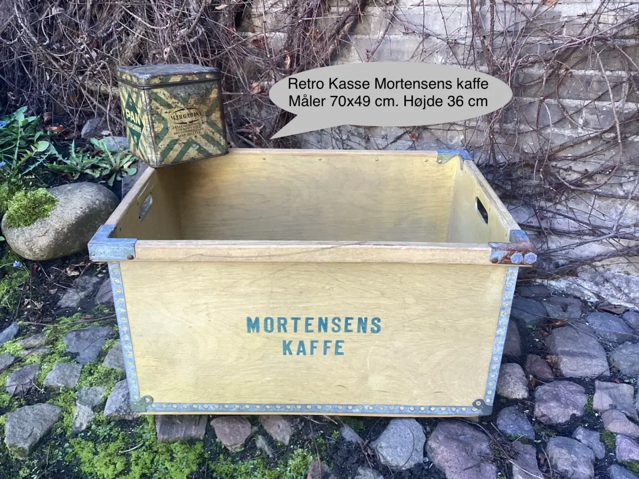 Billede 1 - Lækker trækasse fra Mortensens kaffe