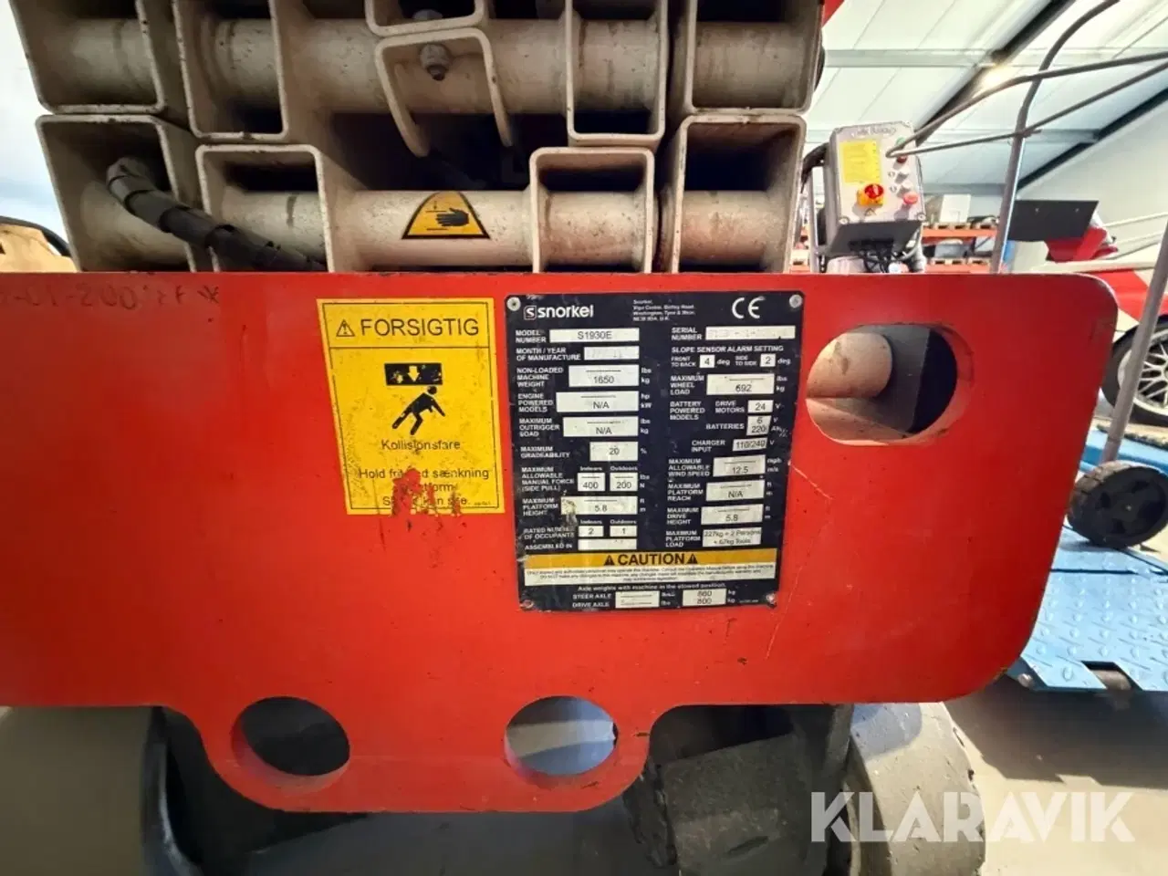 Billede 8 - Sakselift Snorkel SL30E 5,8 meter