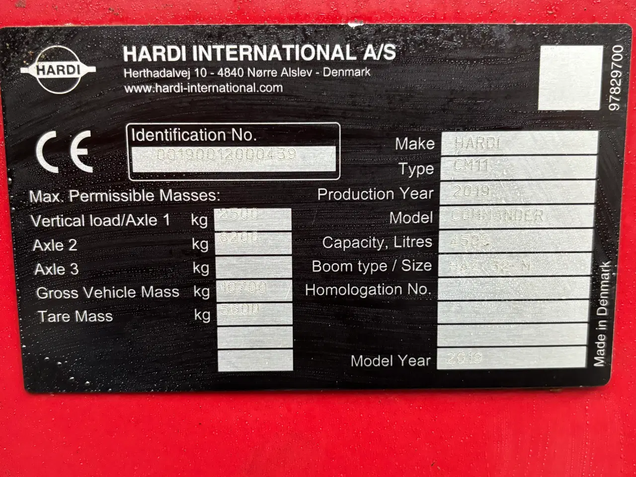 Billede 8 - Hardi Commander 4500 med 30 m med ekstra dyselinie