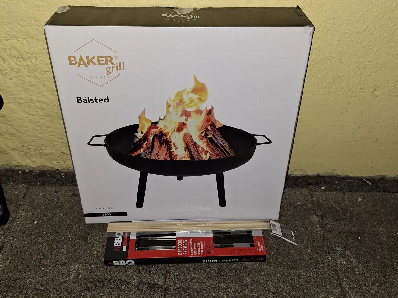 Billede 1 - Blåsted Ø60CM+Grillspyd 