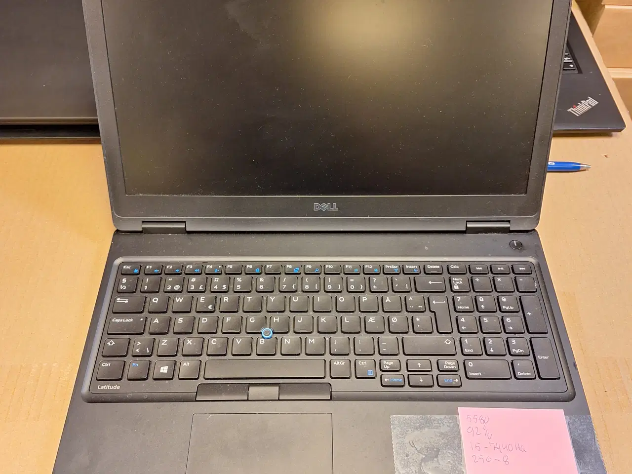 Billede 1 - Dell Latitude 5580 - 256gb SSD - 8gb RAM - i5-7440