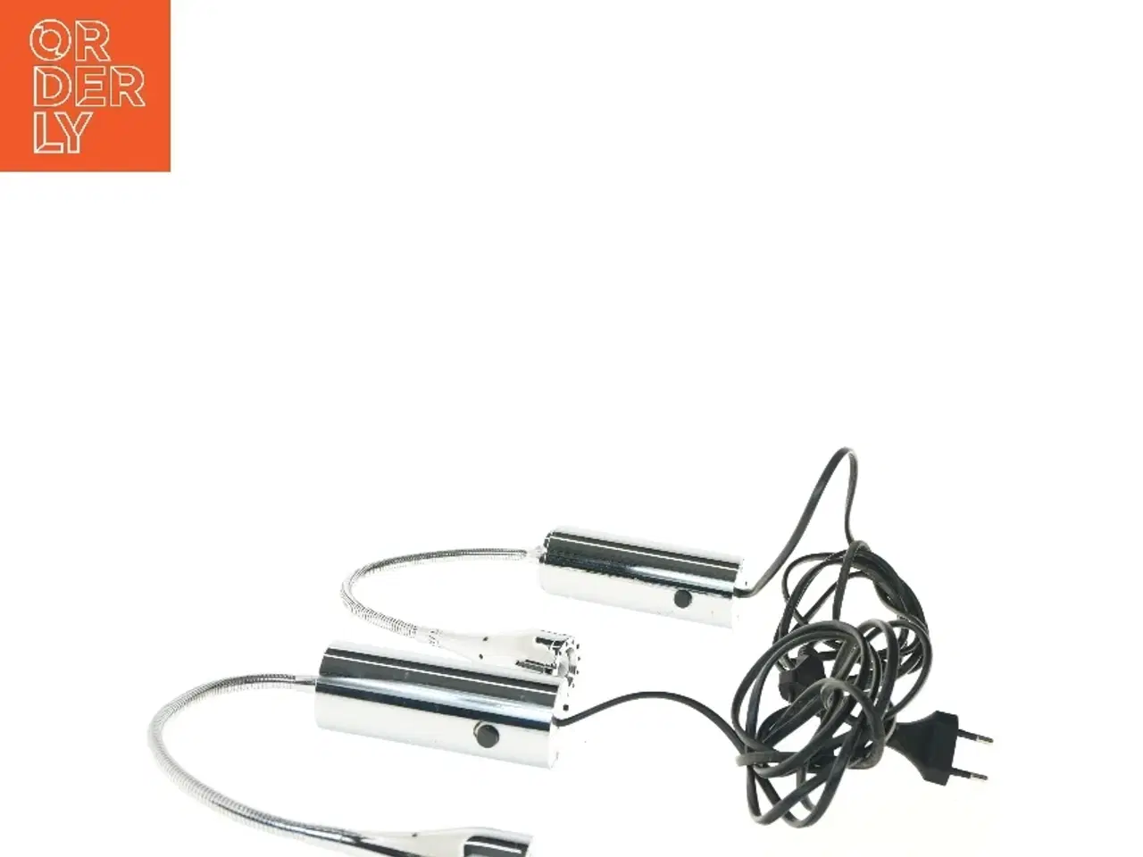 Billede 3 - Sæt af krom LED væglamper (str. 46 cm)