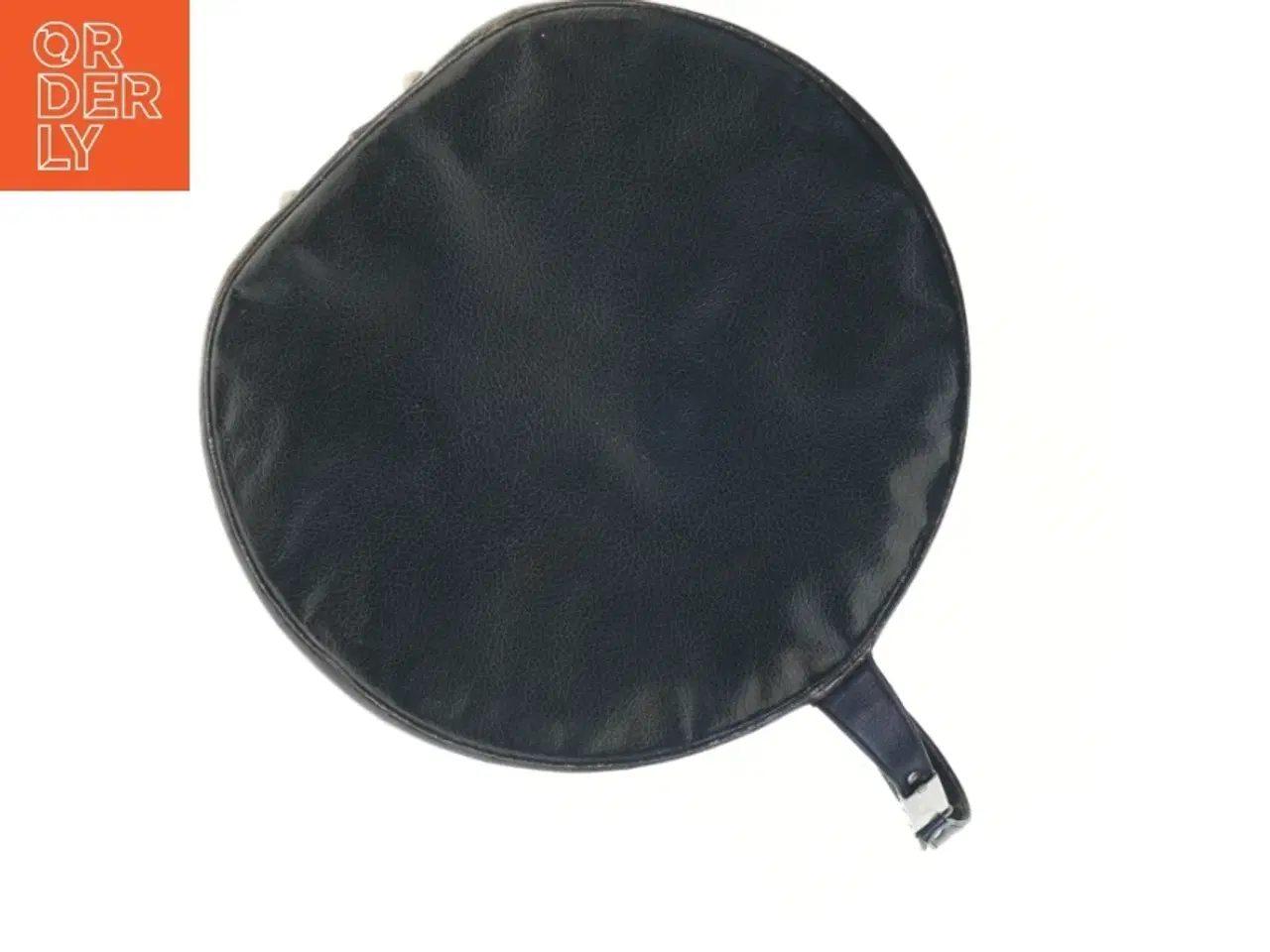 Billede 2 - Læder Hatte kuffert (str. Ø 37x20 cm)