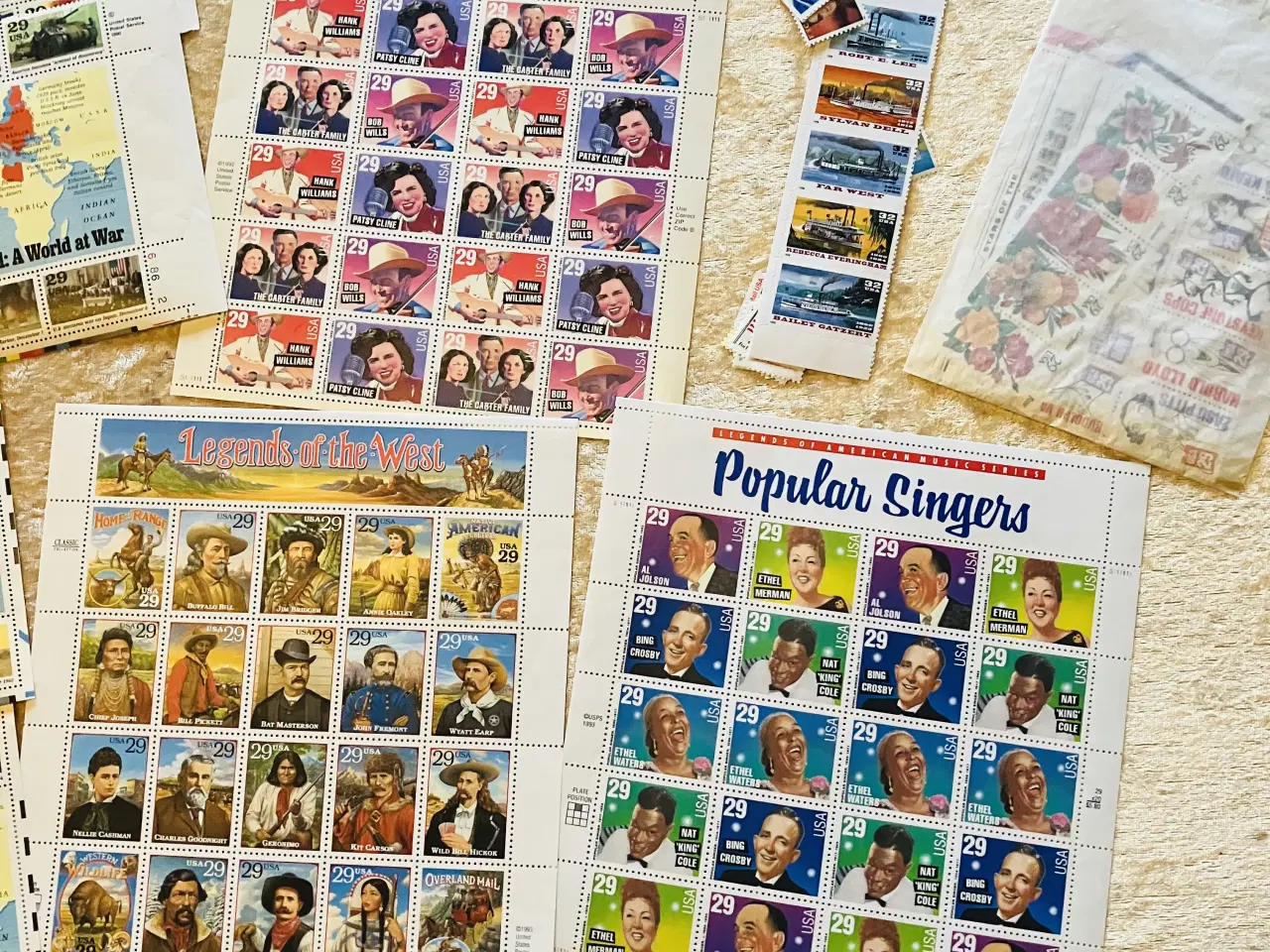 Billede 7 - Frimærkeark