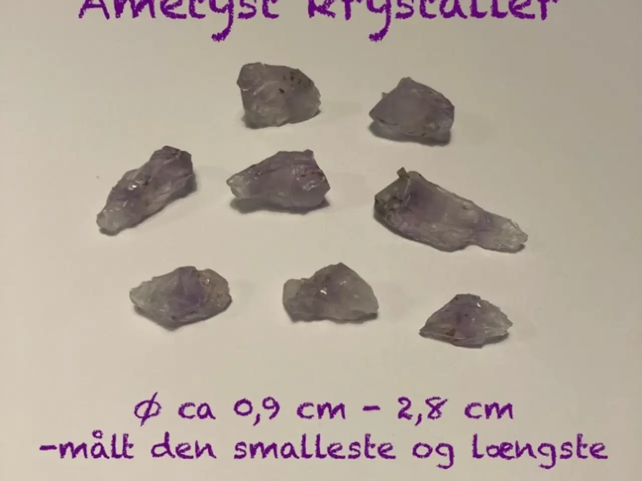 Billede 1 - Ametyst krystal sten