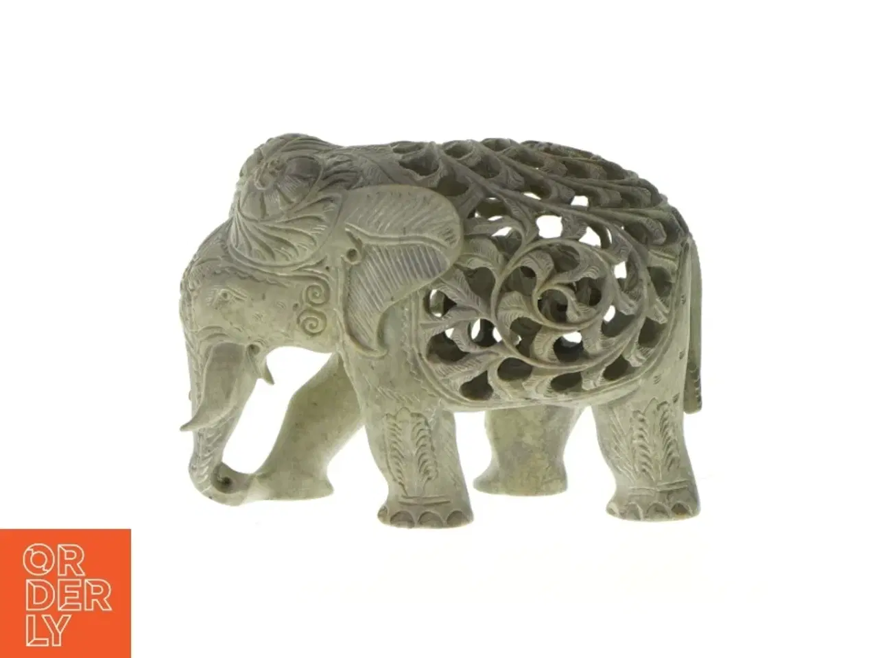 Billede 1 - Stor fertilitet elefant fra Varanasi Indien (str. LBH: 15x8x11 cm)