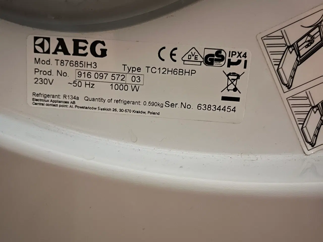 Billede 2 - AEG tørretumbler 8000-serie