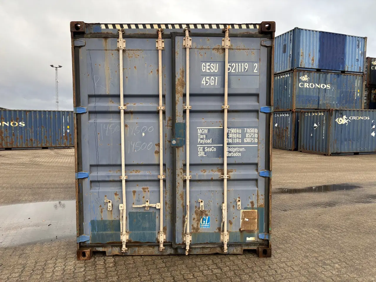 Billede 1 - 40 fods HC Container - ID: GESU 521119-2