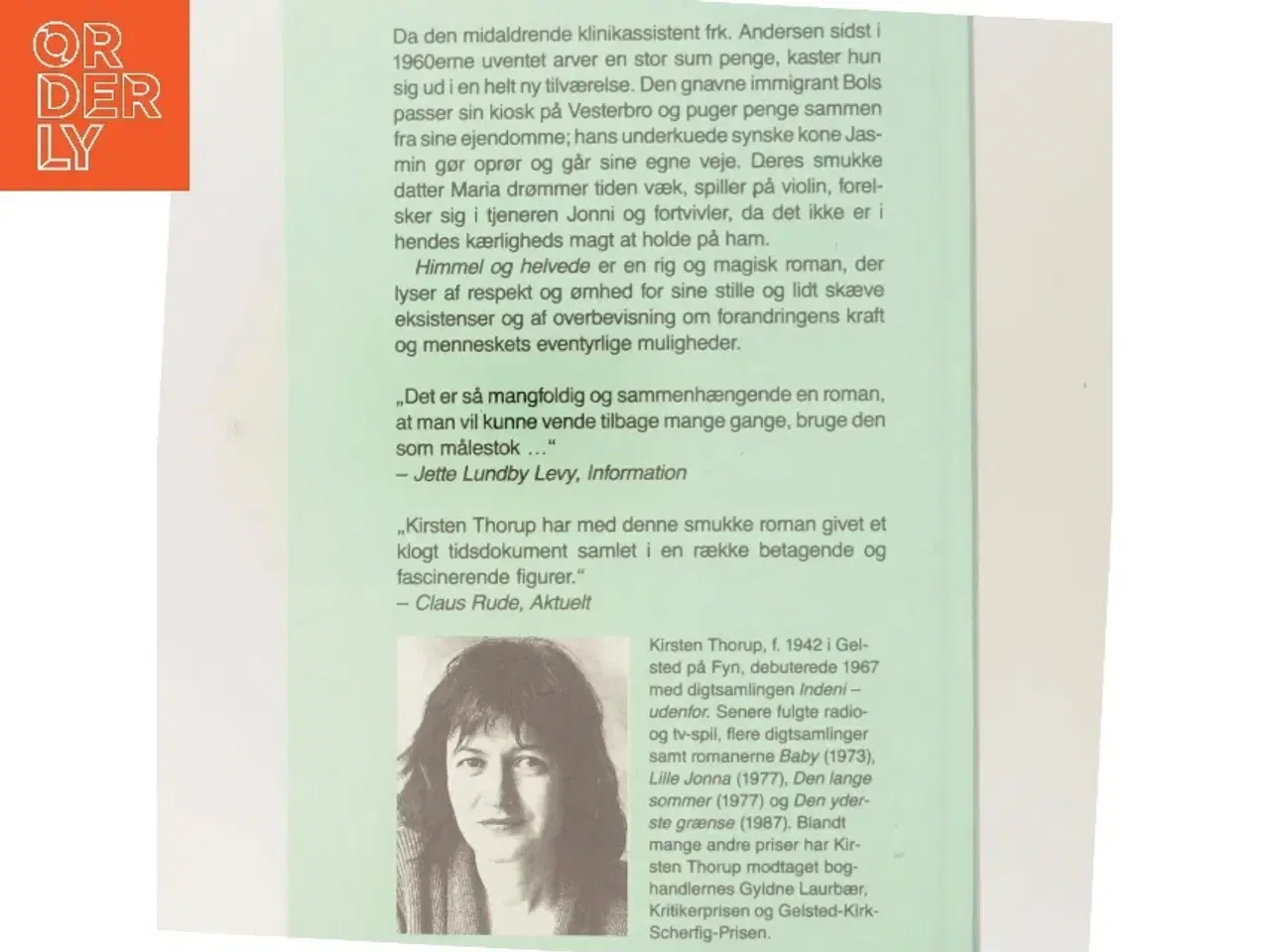 Billede 3 - Himmel og helvede af Kirsten Thorup (Bog)