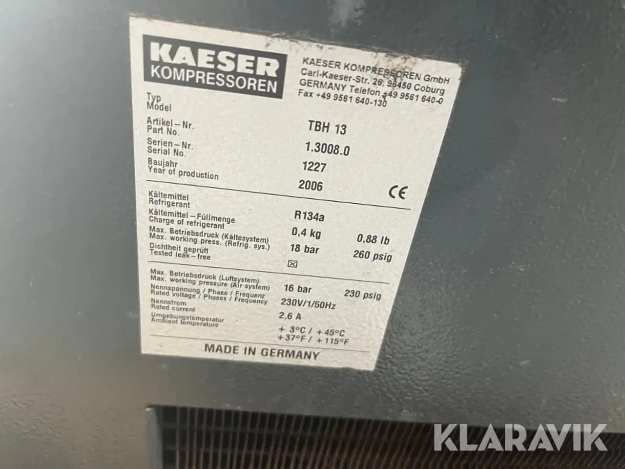 Billede 5 - Køletørre Kaeser TBH 13