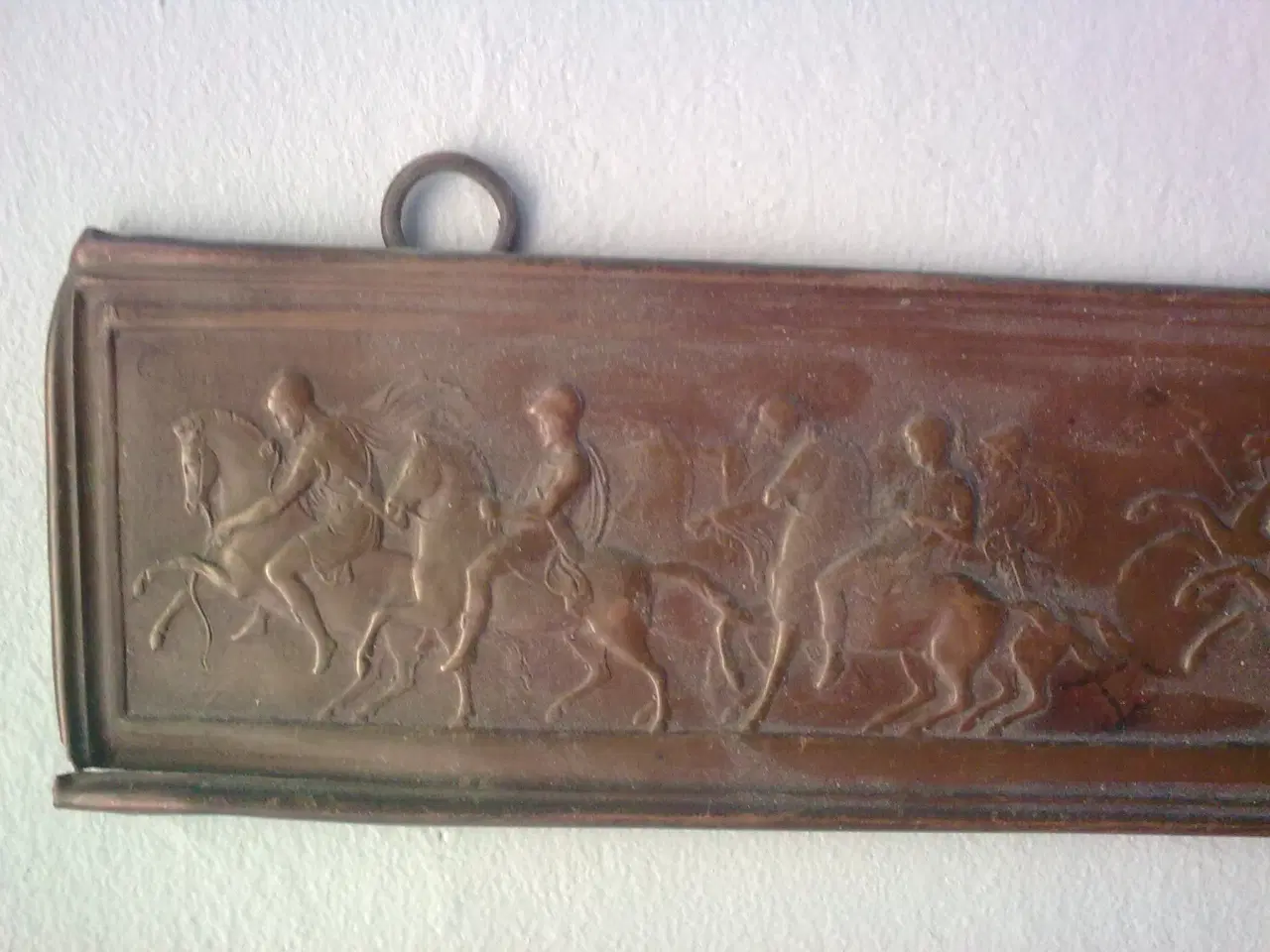 Billede 3 - Kobber relief m krigs elefant i frise