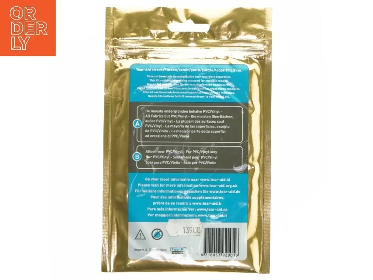 Billede 2 - Reparationssæt Tear-Aid (str. 19x12 cm)