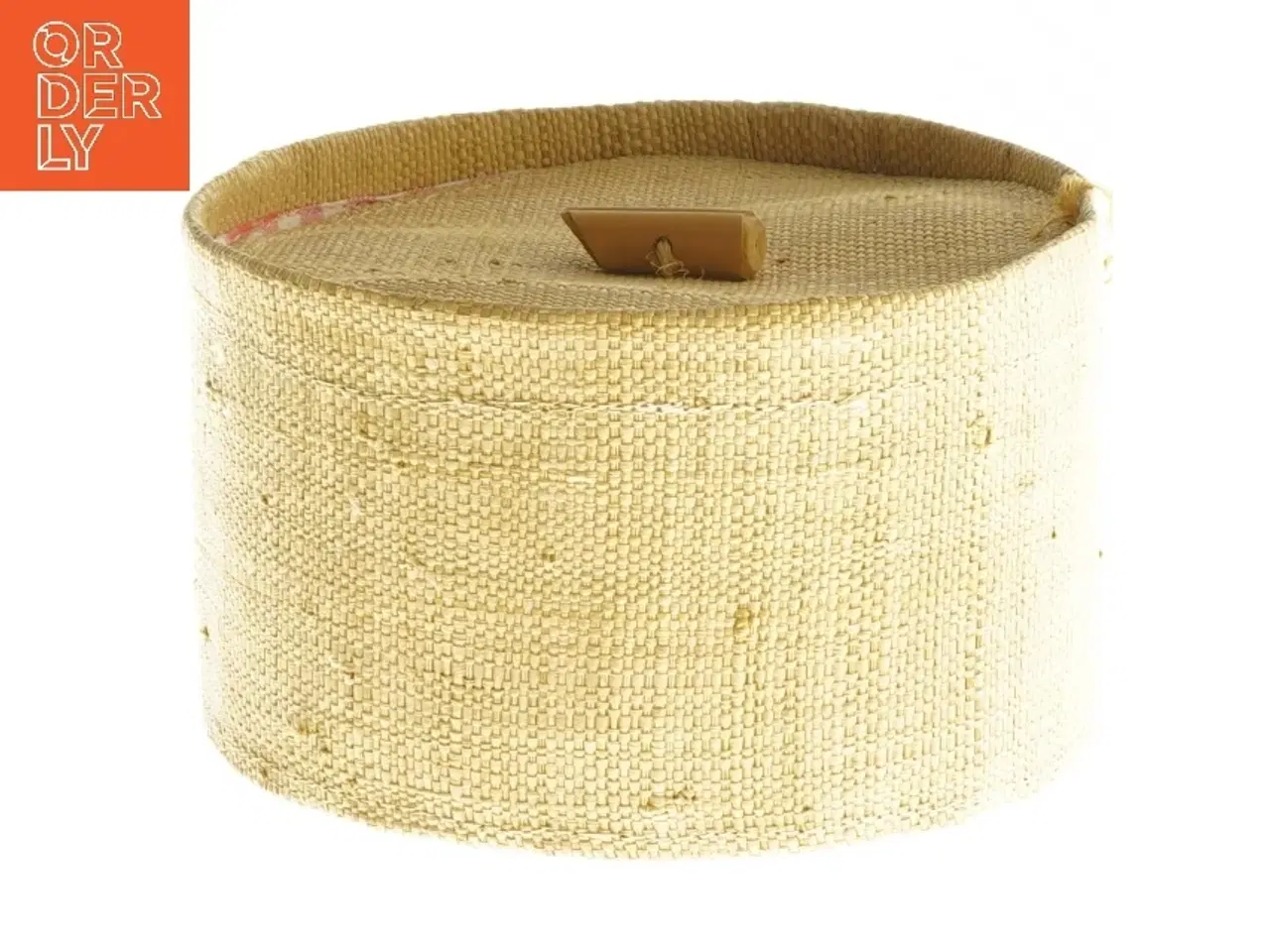 Billede 3 - Oval kurv med låg (str. 17,5x14 cm)