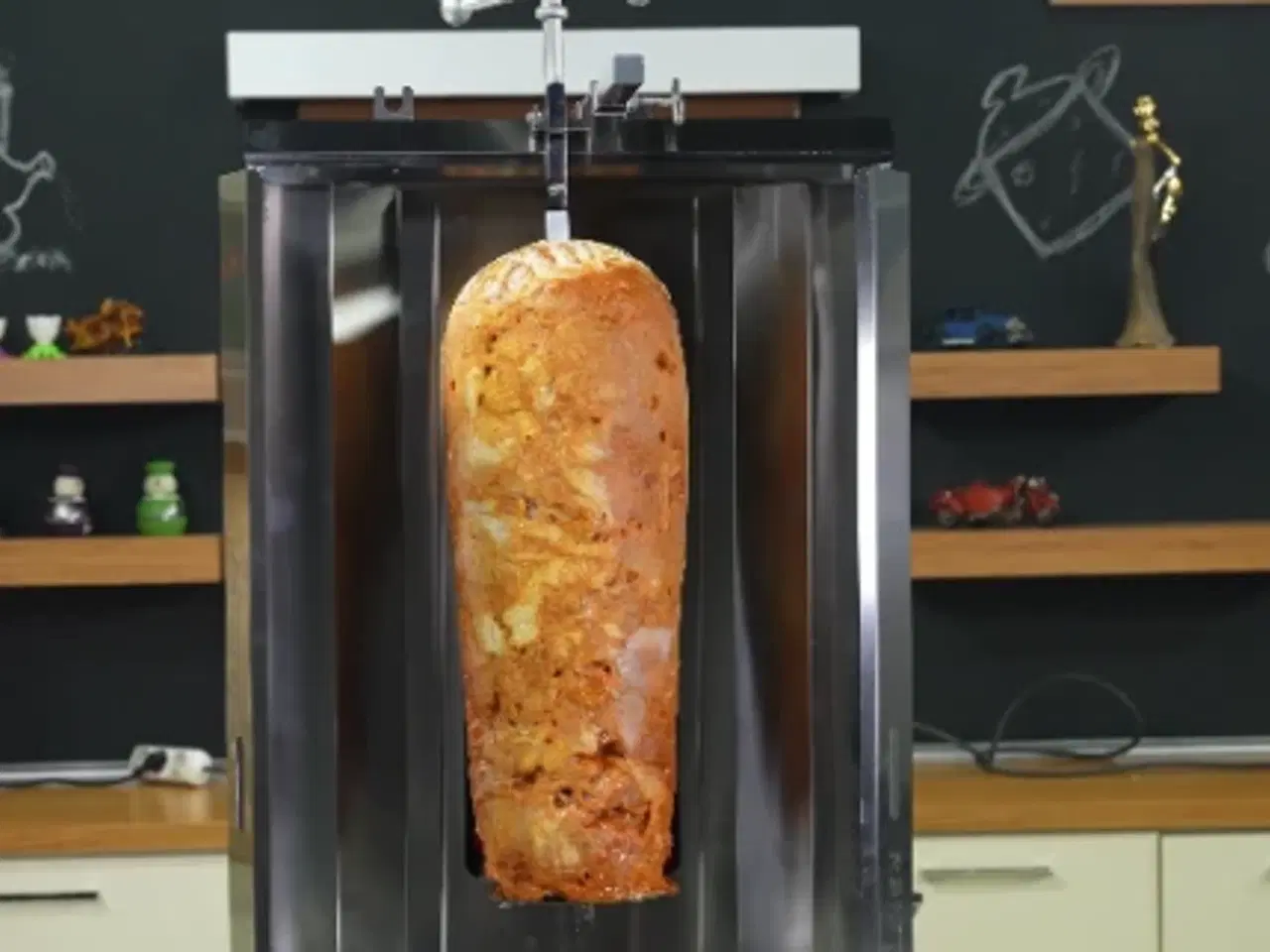 Billede 2 -  Shawarma / Døner grill 50 kg – elektrisk