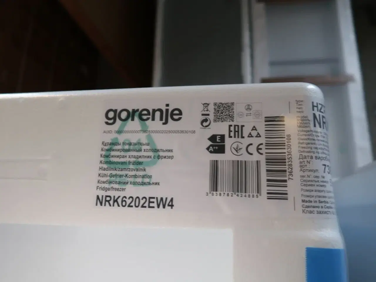 Billede 4 - Køle/fryseskab GORENJE NRK6202EW4