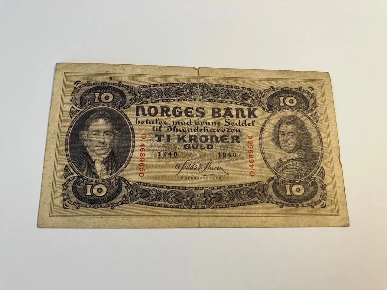 Billede 1 - 10 Kroner 1940 Norge
