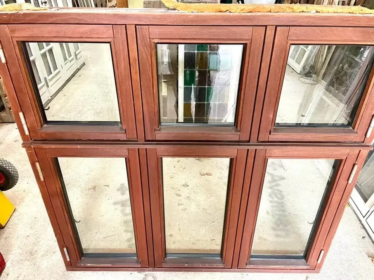 Billede 3 - 3-fags Dannebrogs-termovindue i teaktræ